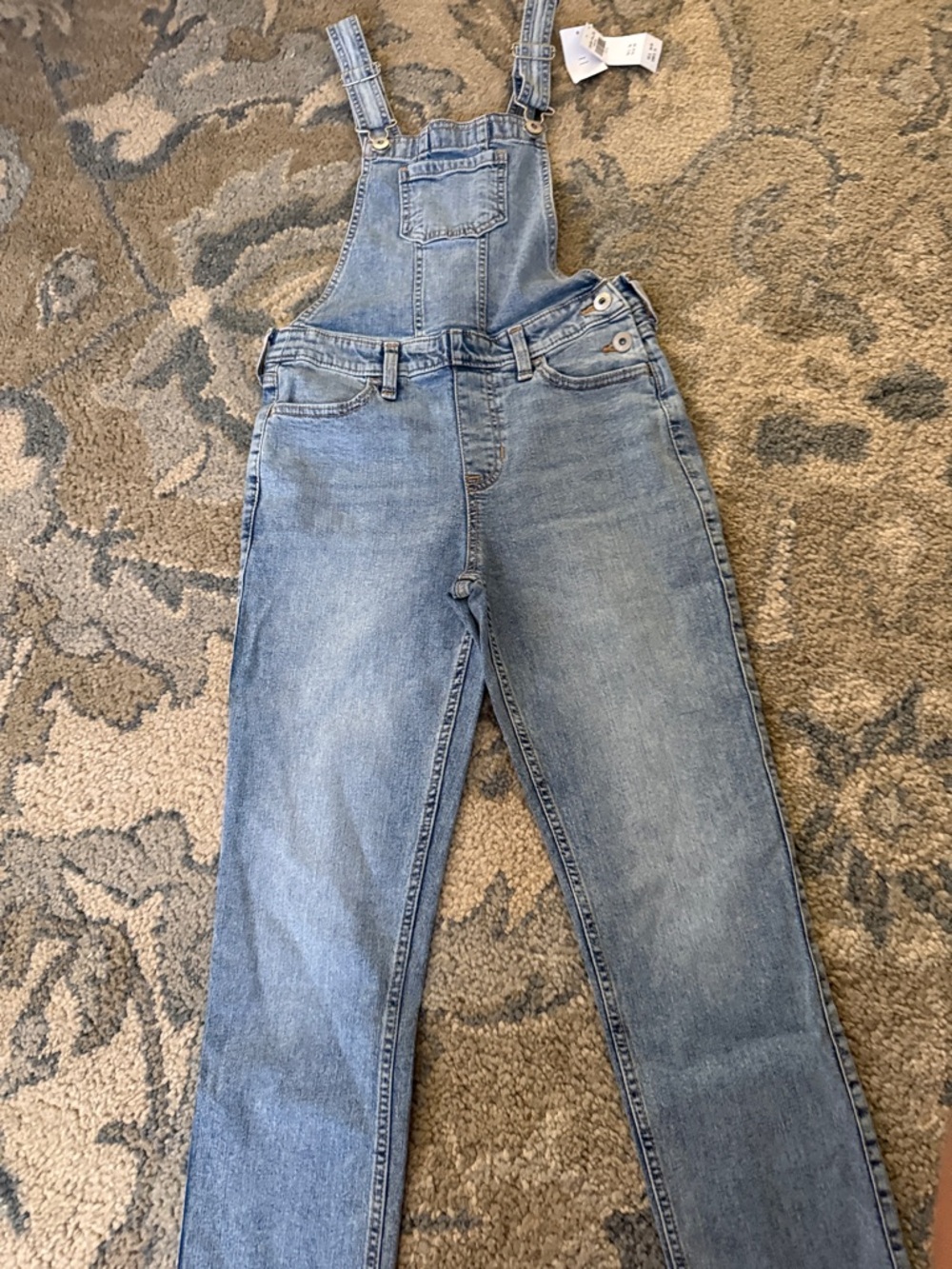 abercrombie kids Light Blue Denim Overalls